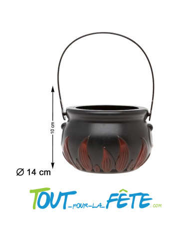 Chaudron de sorcière 14 cm