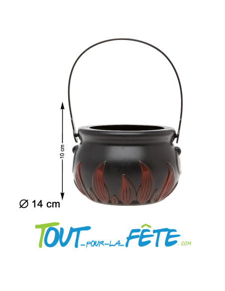 Chaudron de sorcière 14 cm