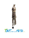Squelette prisonnier a suspendre lumineux 210 cm