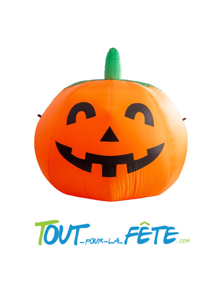 Citrouille gonflable géante avec lumière 120cm