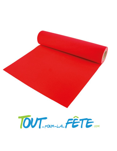 Chemin de table tapis rouge 30cm x 5m