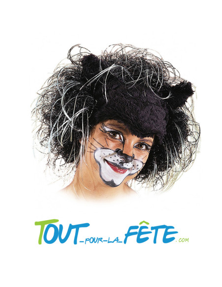 Perruque chat noir