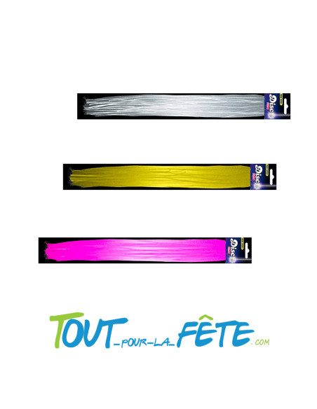 Mèche de cheveux brillante Disco party 38 cm