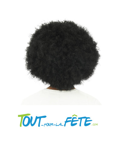 Perruque afro- disco - noir - XXL
