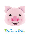 Ballon aluminium tête  de cochon 76 cm