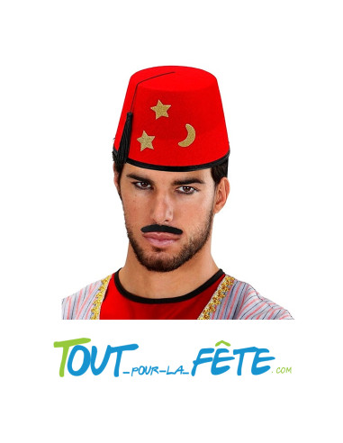 Chapeau fez rouge moyen-orient