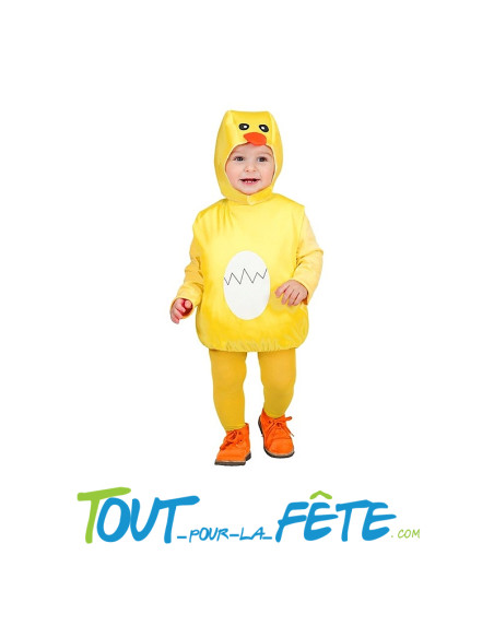 Déguisement de poussin pour bébé 1 an - 2 ans