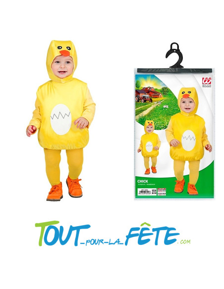 Déguisement de poussin pour bébé 1 an - 2 ans