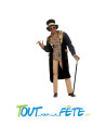 Déguisement big daddy ( manteau + chapeau leopard ) taille XL