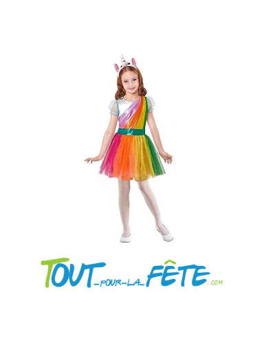 Déguisement de licorne taille enfant