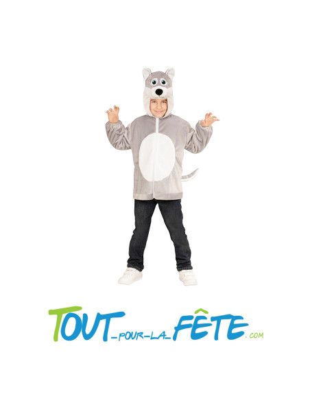 Déguisement de loup avec capuche pour bébé 1 an - 2 ans