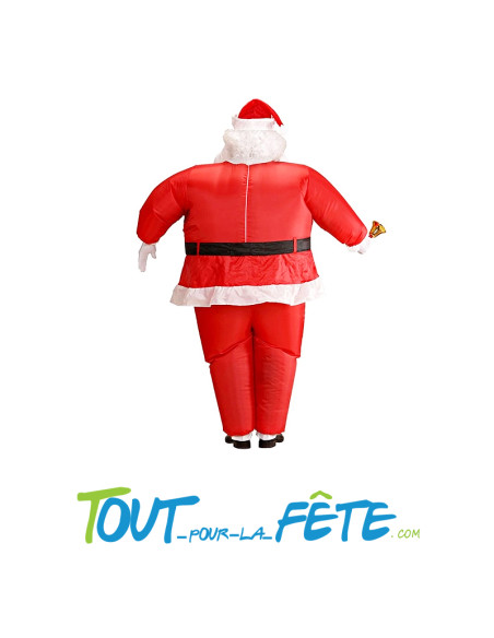 Déguisement de père noel gonflable taille unique