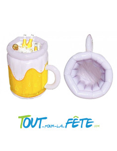 Pinte de bière gonflable pour boissons 30 x 45 cm 2