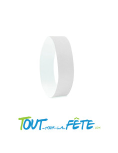 Bracelets festival évènementielles / tyvek 19mm BLANC