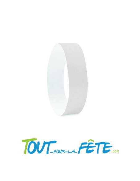 Bracelets festival évènementielles / tyvek 19mm BLANC