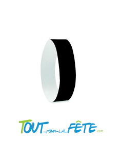 Bracelets festival évènementielles / tyvek 19mm NOIR