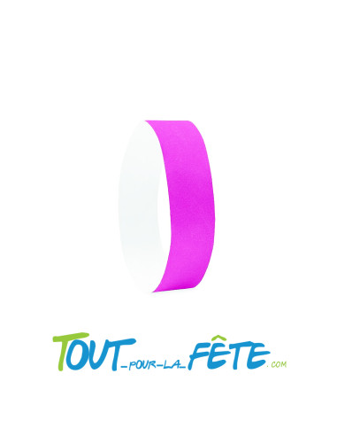 Bracelets festival évènementielles / tyvek 19mm ROSE
