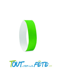 Bracelets festival évènementielles / tyvek 19mm VERT