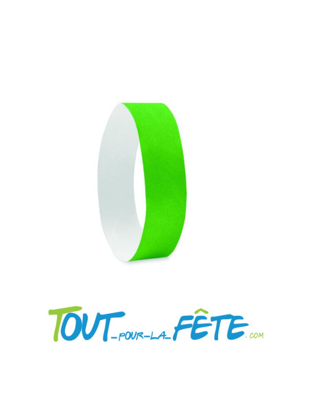 Bracelets festival évènementielles / tyvek 19mm VERT