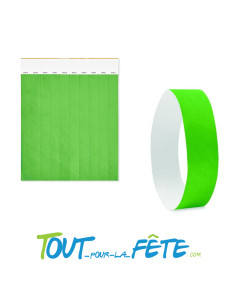 Bracelets festival évènementielles / tyvek 19mm VERT 2