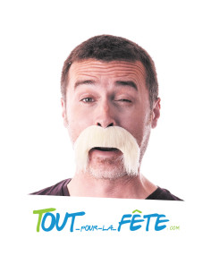 Moustache de kéké blonde 2