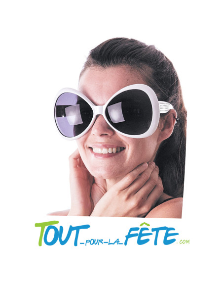 Lunettes diva blanche