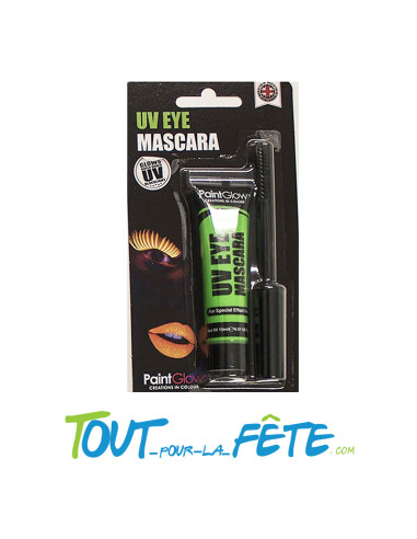 Tube maquillage mascara fluo / UV