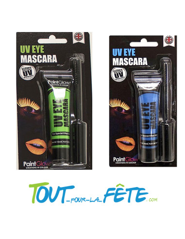 Tube maquillage mascara fluo / UV