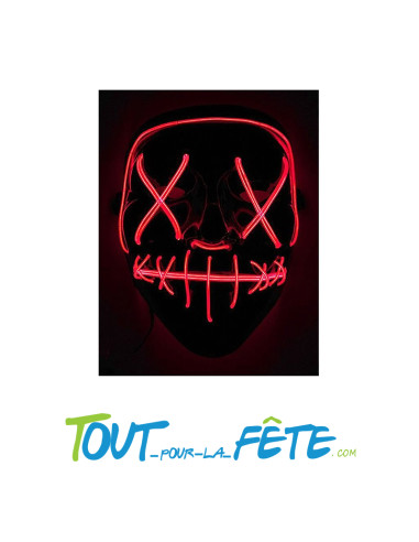 Masque lumineux led terreur