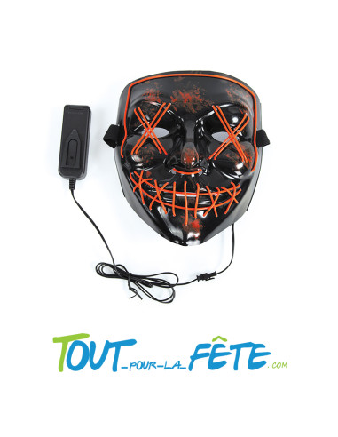 Masque lumineux led terreur