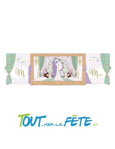 Carte 3D "Félicitation pour votre mariage"