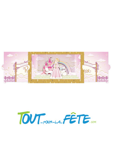Carte 3D joyeux anniversaire "Princesse"