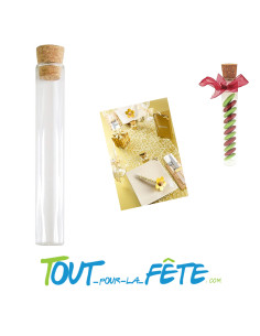 Eprouvette avec bouchon de liège 15cm 2
