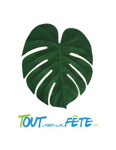 Lot de 4 feuilles tropicales grand modèle