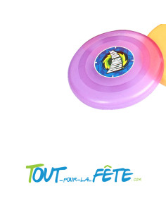 Disque volant frisbee avec paillettes 22.5cm
