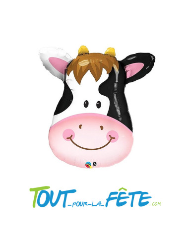 Ballon aluminium tête de vache 81 cm