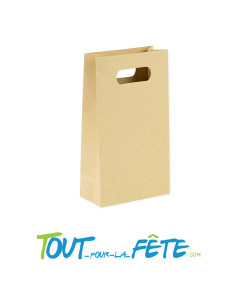 Lot de 6 pochettes kraft 10.5cm x 18cm