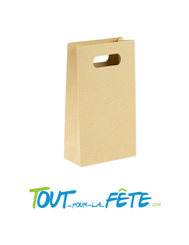 Lot de 6 pochettes kraft 10.5cm x 18cm
