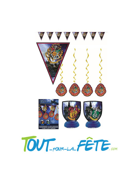 Lot de 7 décorations Harry Potter