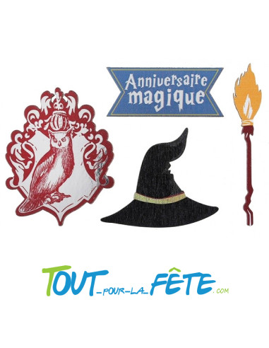 Lot de 10 déco à parsemer sorcier / Harry Potter