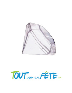 Contenant pour dragées forme diamant 4cm x 4cm x 4cm