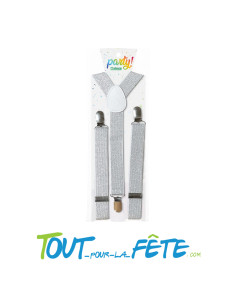 Bretelles or brillant - argent brillant 2
