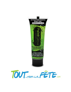 tube de maquillage gel scintillant fluo / UV