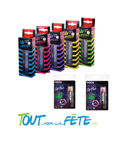 Rouge a lèvres fluorescent / UV plusieurs couleurs