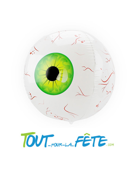 2 ballons aluminium Oeil 40 cm