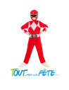 Déguisement power rangers rouge taille enfant