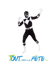 Déguisement 2nd peau power rangers noir