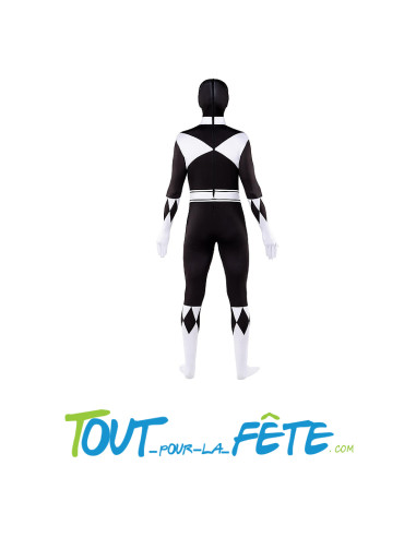 Déguisement 2nd peau power rangers noir