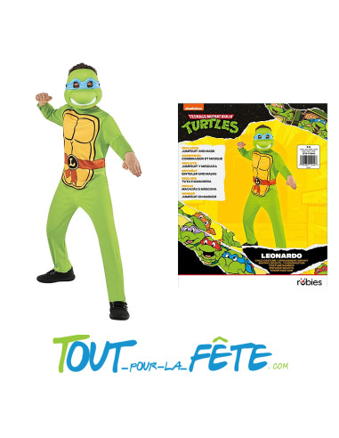 Déguisement Tortue ninja Leonardo taille enfant
