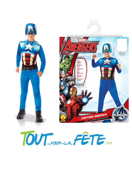 Déguisement Captain america ( Avengers ) taille enfant